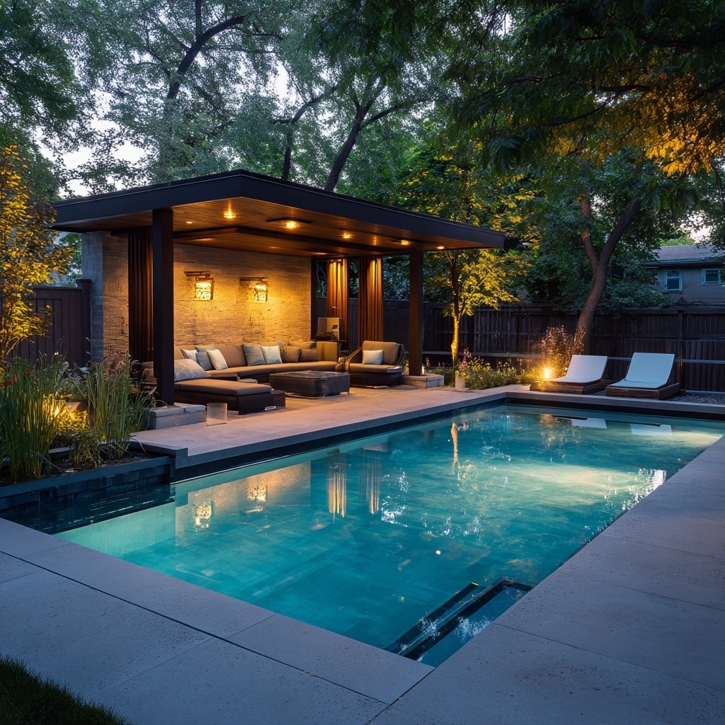  Design a Luxe Poolside Lounge Area