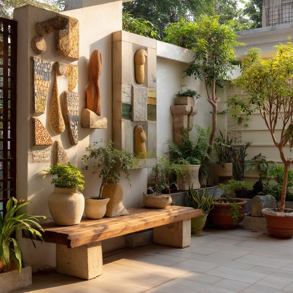 20 Charming Garden Nook Ideas for Your Backyard 23 Artistic Garden Nook