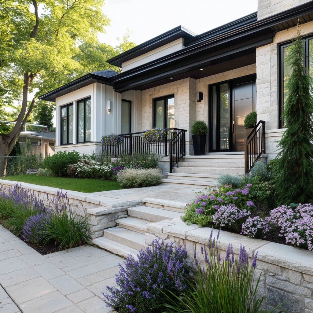  Add Natural Stonework for Texture and Longevity