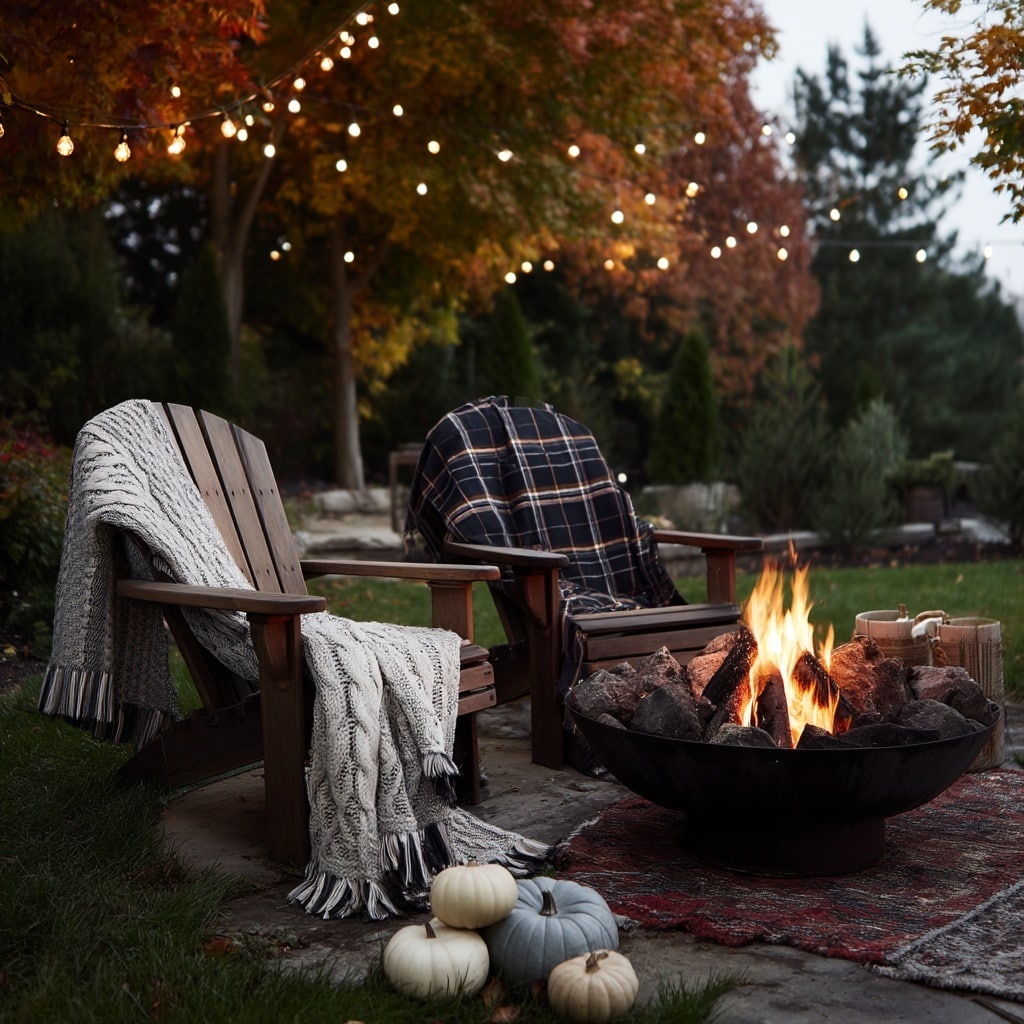 Add Warm Blankets for Chilly Nights