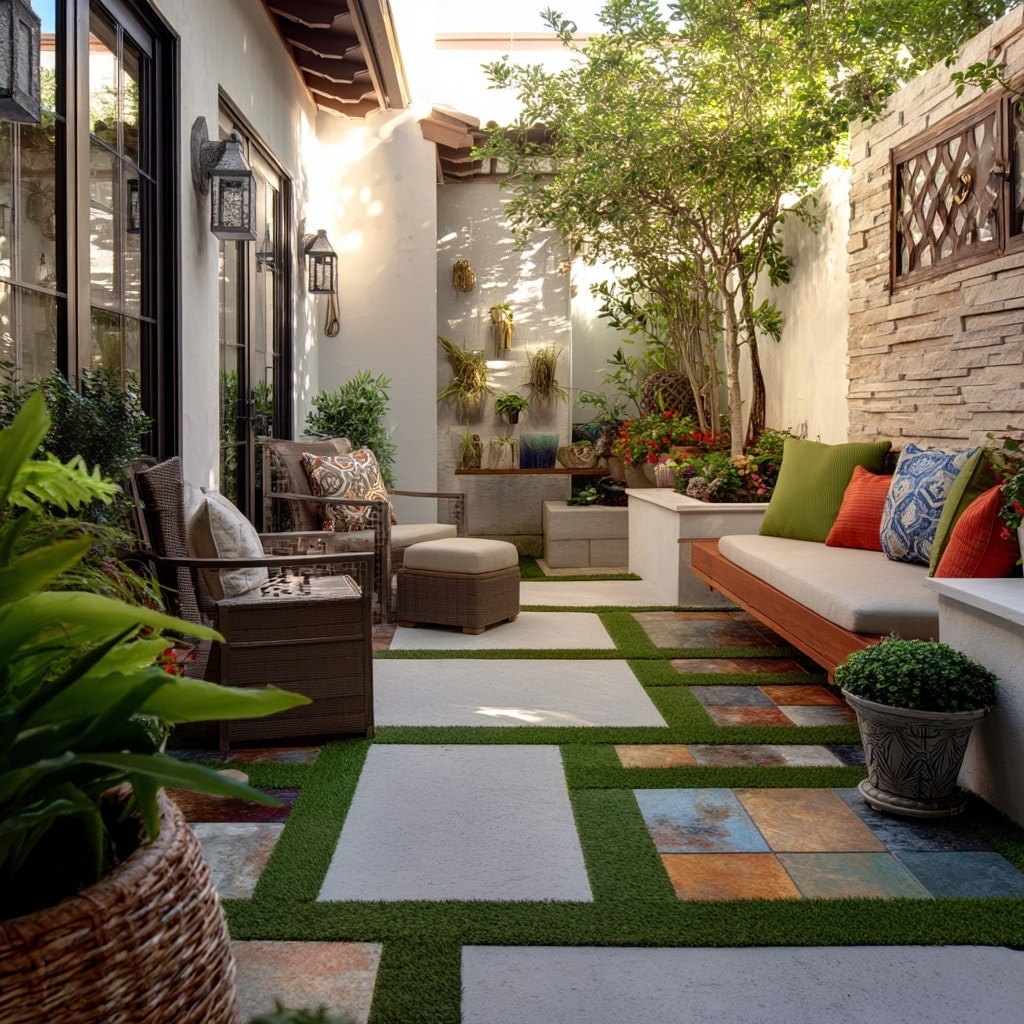 . Be Creative With Patio Materials