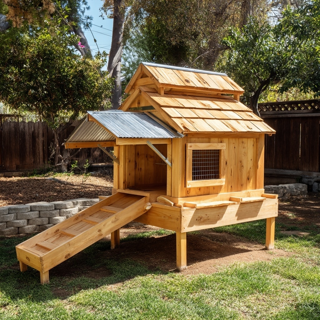 Compact Elevated Coop