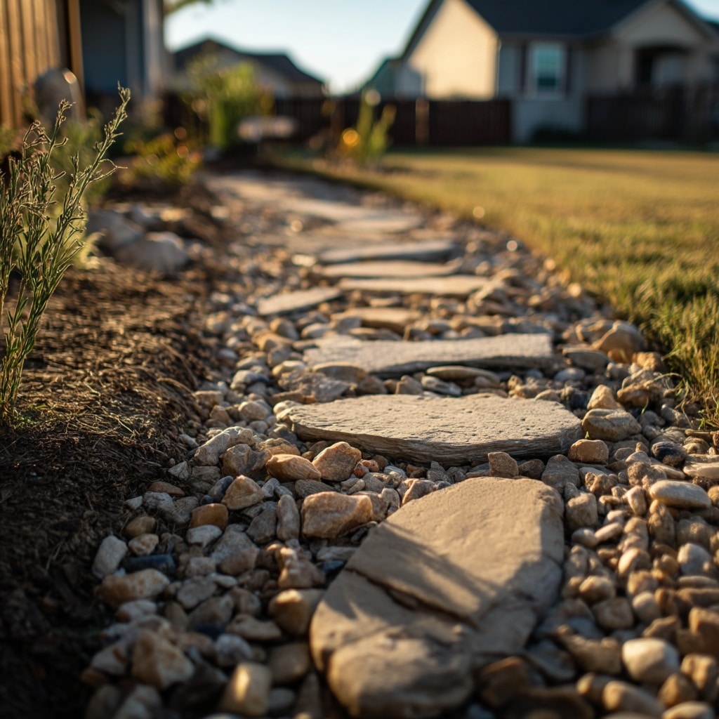 DIY Stone or Gravel Pathways