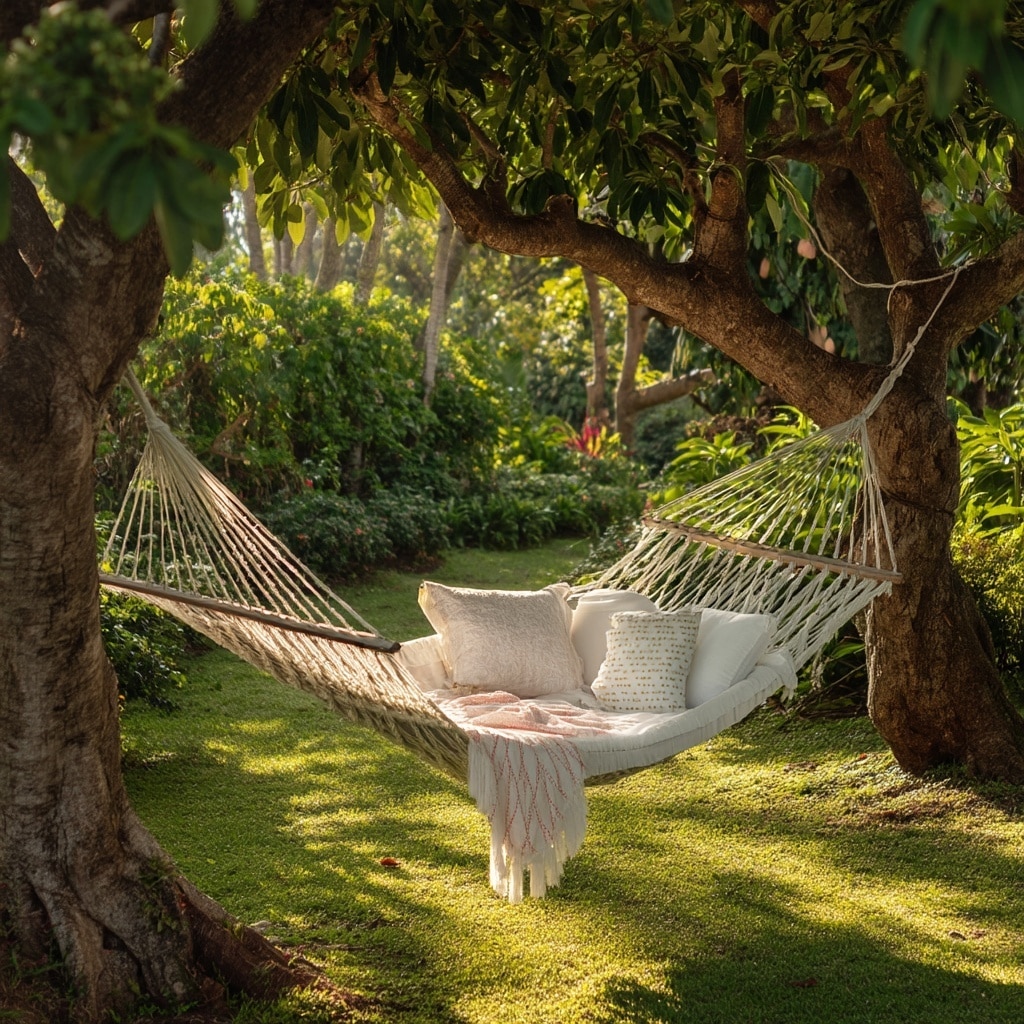 20 Charming Garden Nook Ideas for Your Backyard 3 Hammock Haven Garden Nook