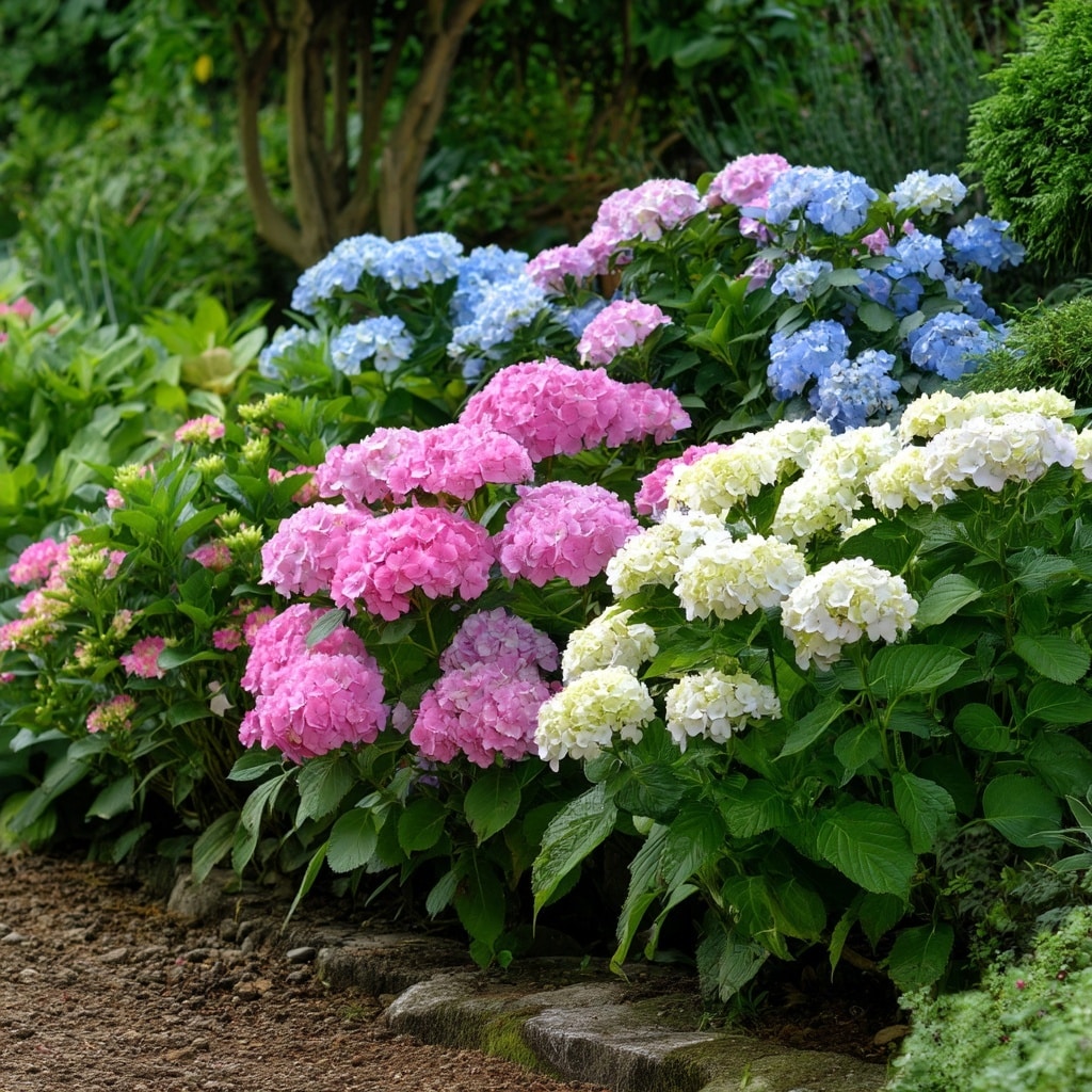 Planting Hydrangeas in Groupings for a Cohesive Look