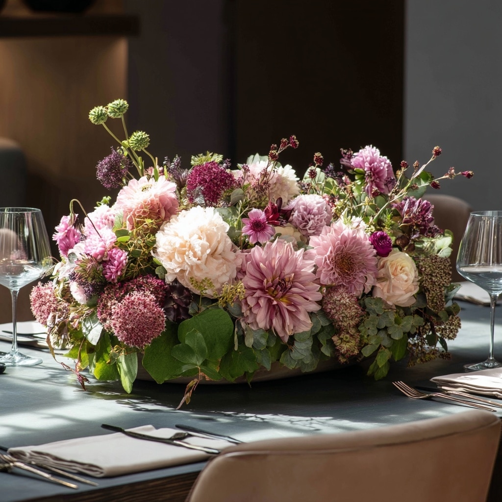 Oval Flower Arrangement