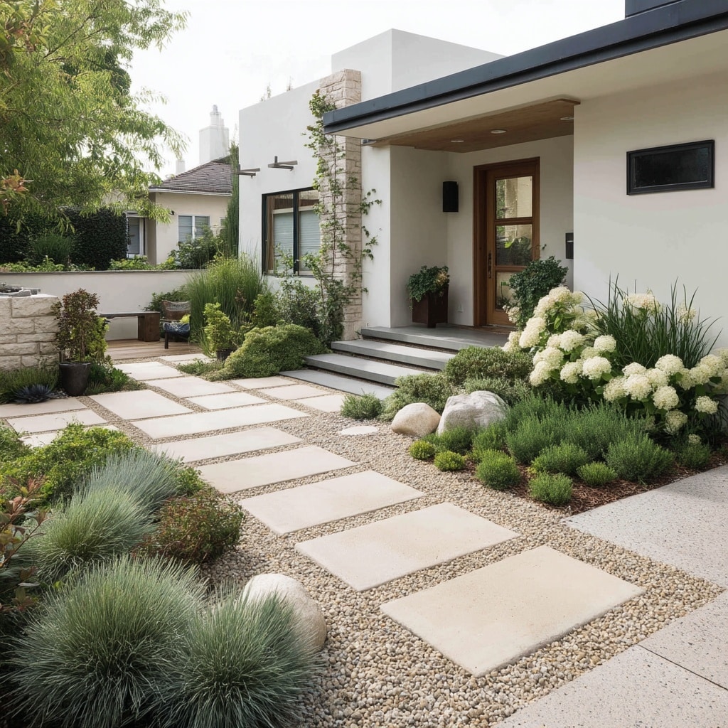 Choose Neutral Tones for Hardscapes