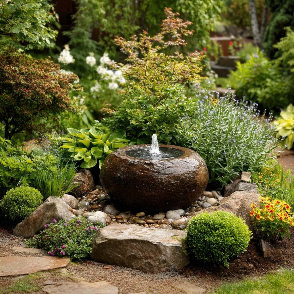 . Install a Budget-Friendly Water Feature