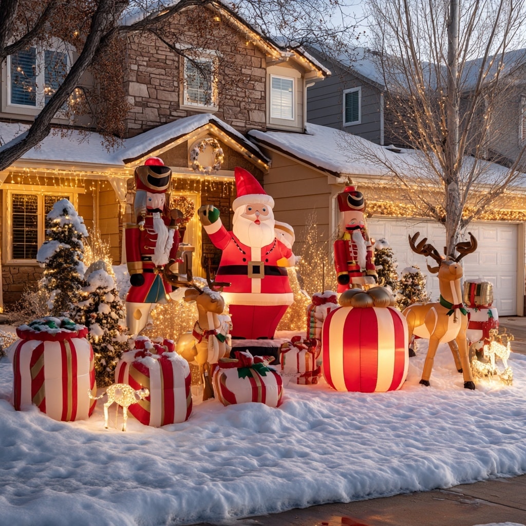 Oversized Lawn Ornaments for Big Holiday Impact