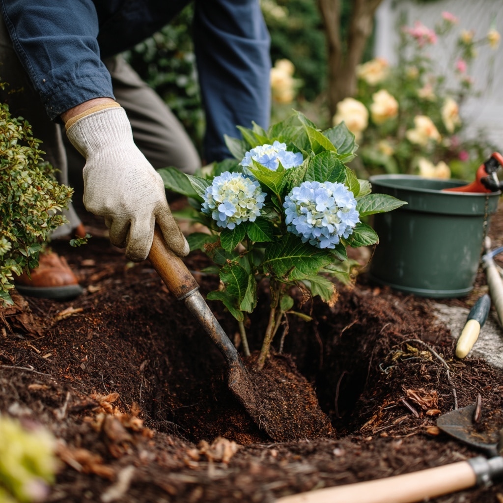 Planting Hydrangeas