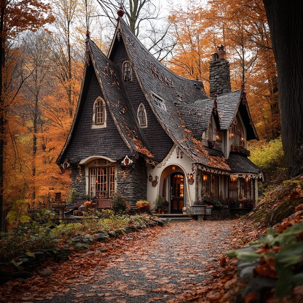 The Gingerbread House – A Storybook Forest Cottage