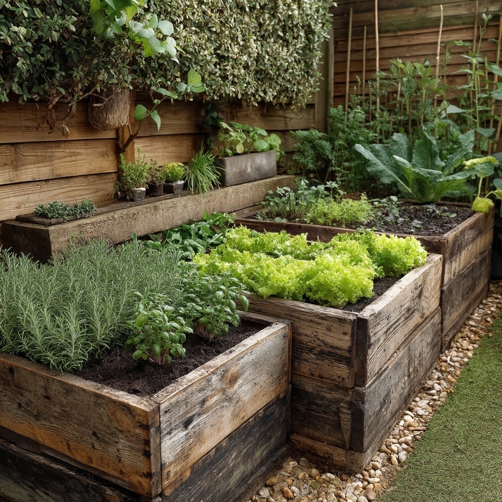 14 Creative Raised Garden Beds Layout Ideas 5 Wooden Pallet Raised Garden Beds