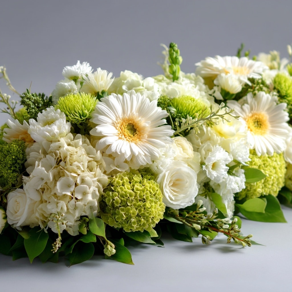 Horizontal Flower Arrangement