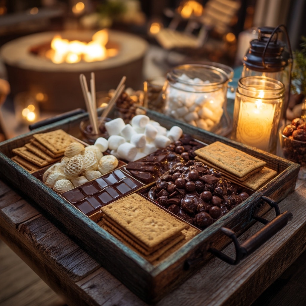 Set Up a S’mores Spread