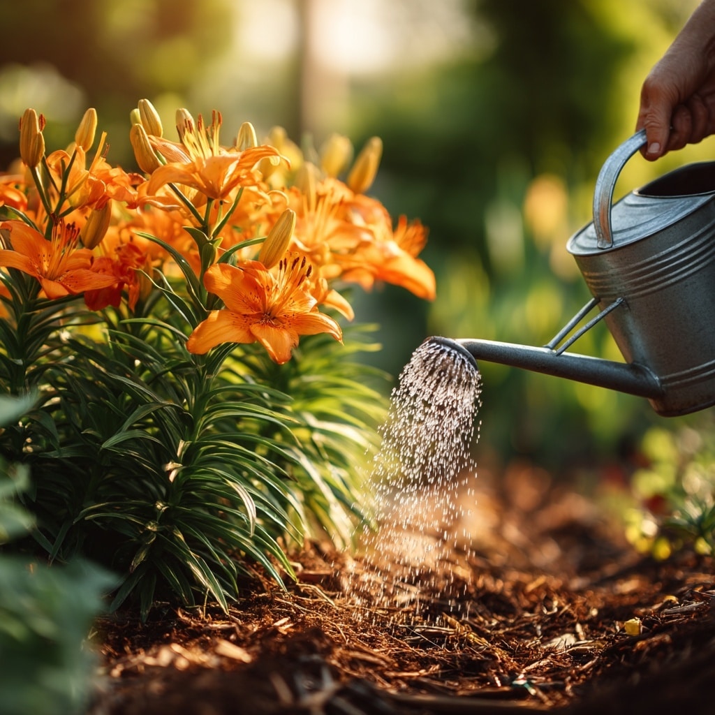Caring for Tiger Lily Flowers During the Growing Season