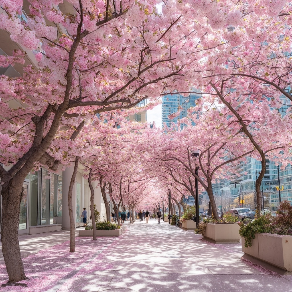 City Streets Painted Pink