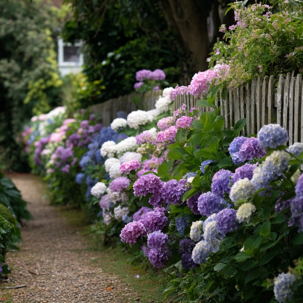 Creating Natural Borders with Hydrangeas
