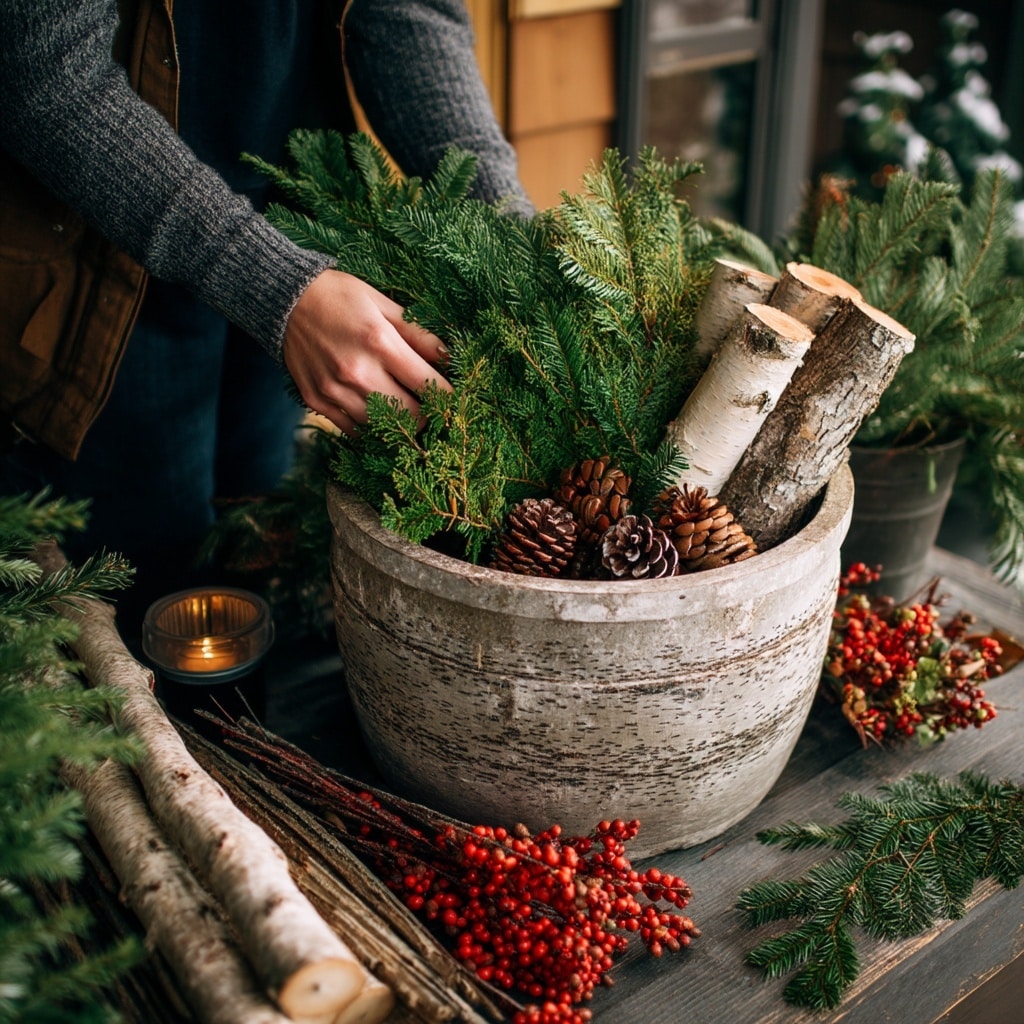  Step-by-Step Assembling Your Winter Planter