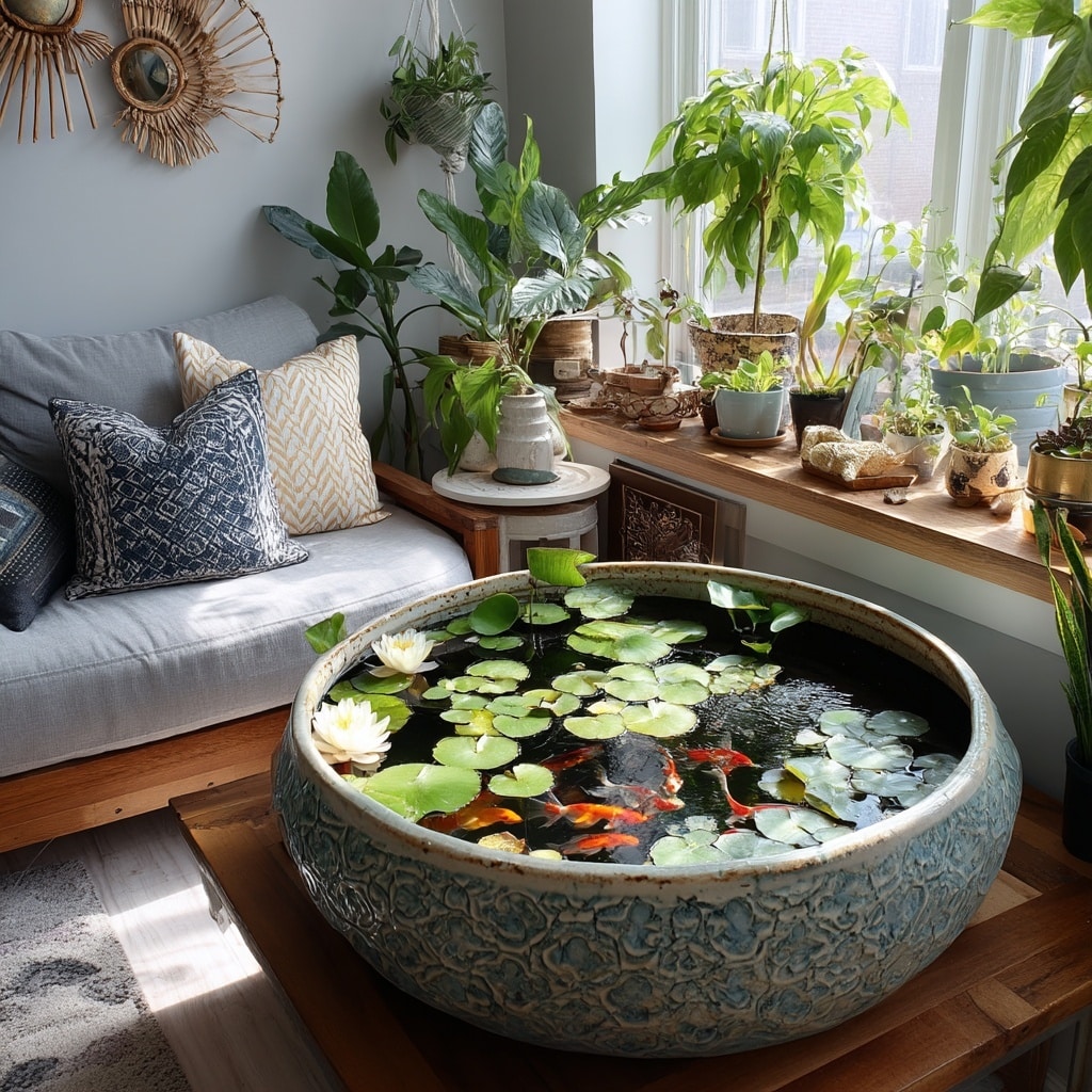  Tub-Style Indoor Pond