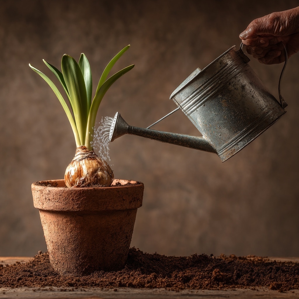 7 Tactics to Grow Amaryllis Flowers Indoors 6 Water Wisely