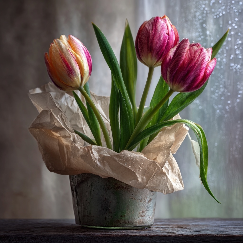 Condition the Stems Before Arranging