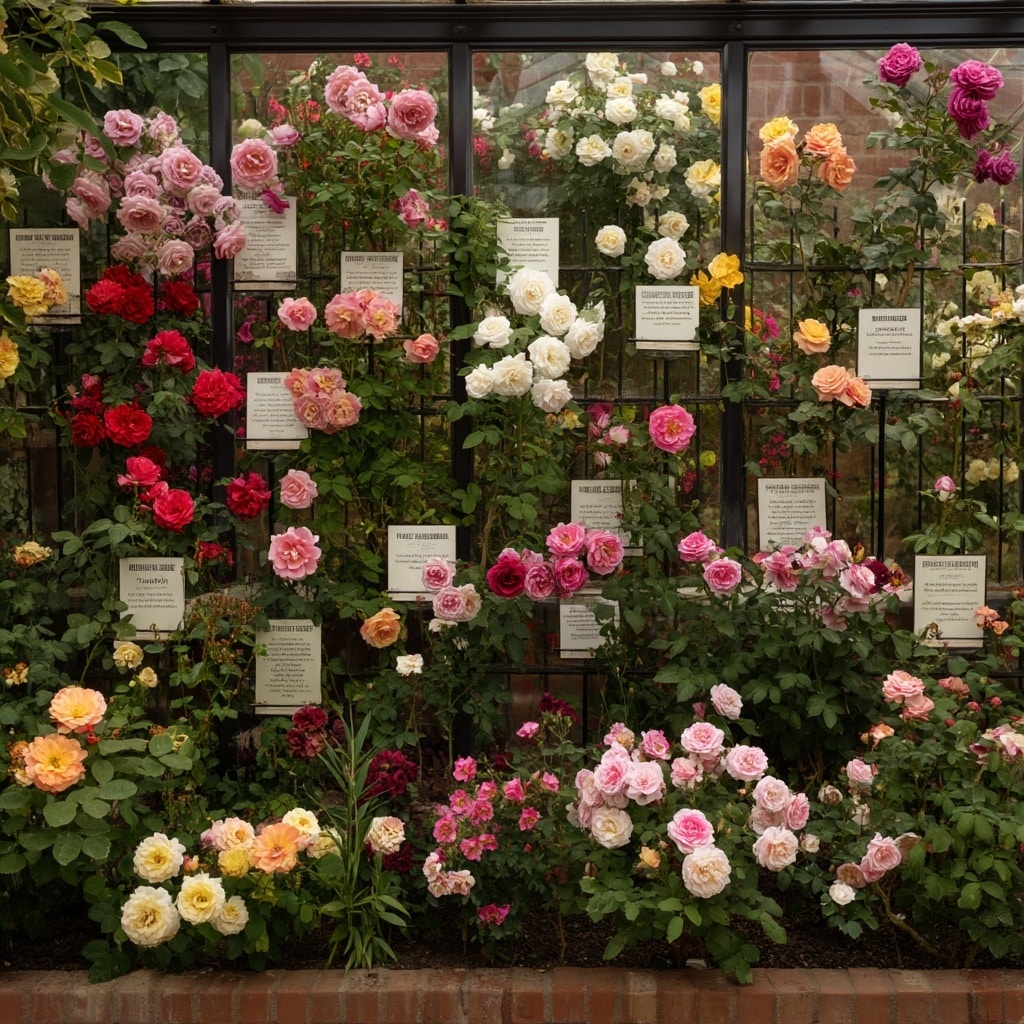 Major Rose Species and Hybrids
