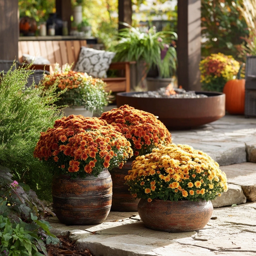 . Set Out Garden Mums