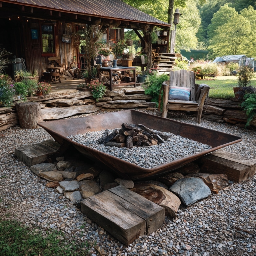 Backyard Fire Pit Ideas on a Budget That Actually Work 8 Upcycled Fire Pit Containers That Steal the Show