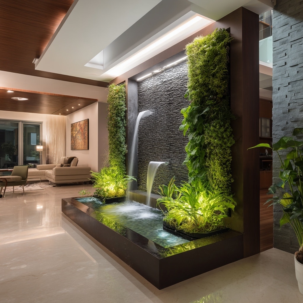 Wall-Mounted Vertical Pond