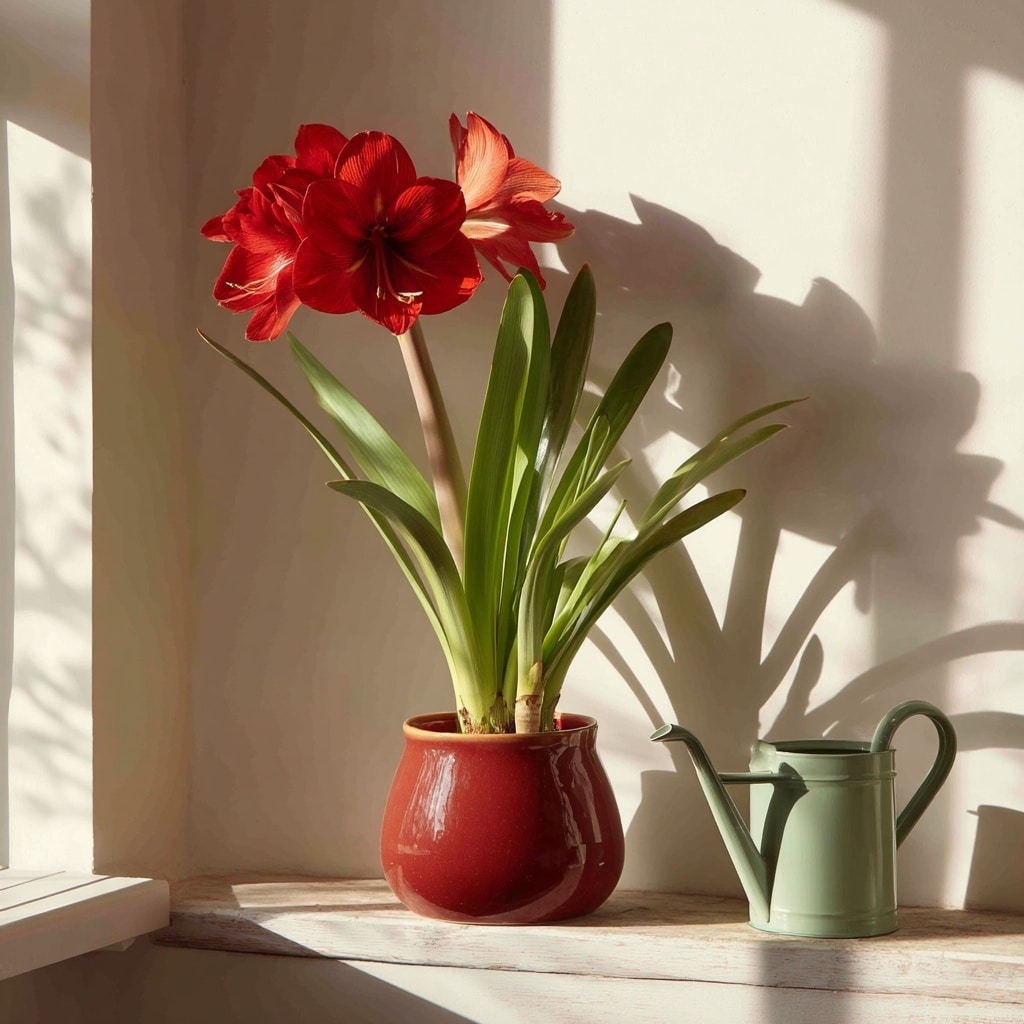 Placement and Watering for Healthy Amaryllis Growth
