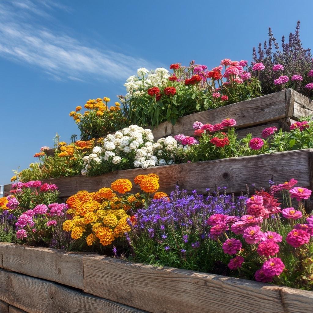 Tiered Flower Bed