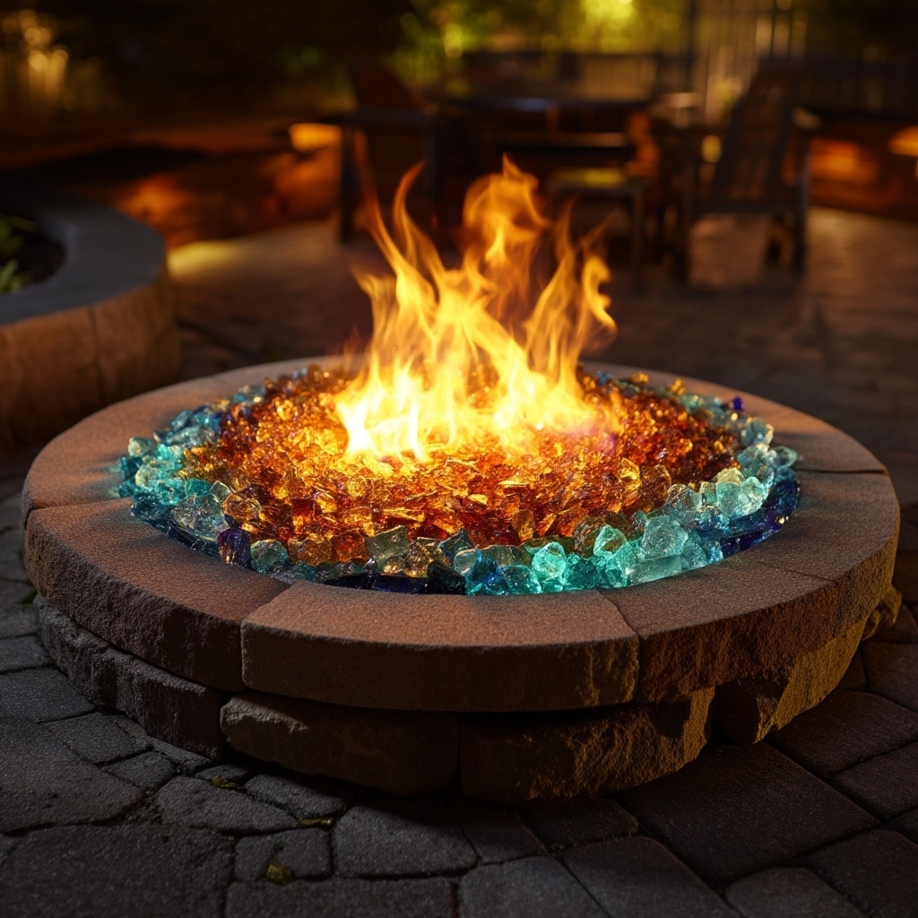 Backyard Fire Pit Ideas on a Budget That Actually Work 9 Inexpensive Fire Glass Options for a Stylish Touch