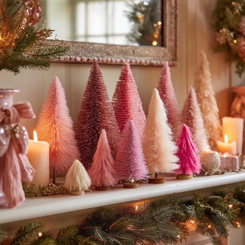  Mini Pink Forest – Tabletop or Shelf-Friendly
