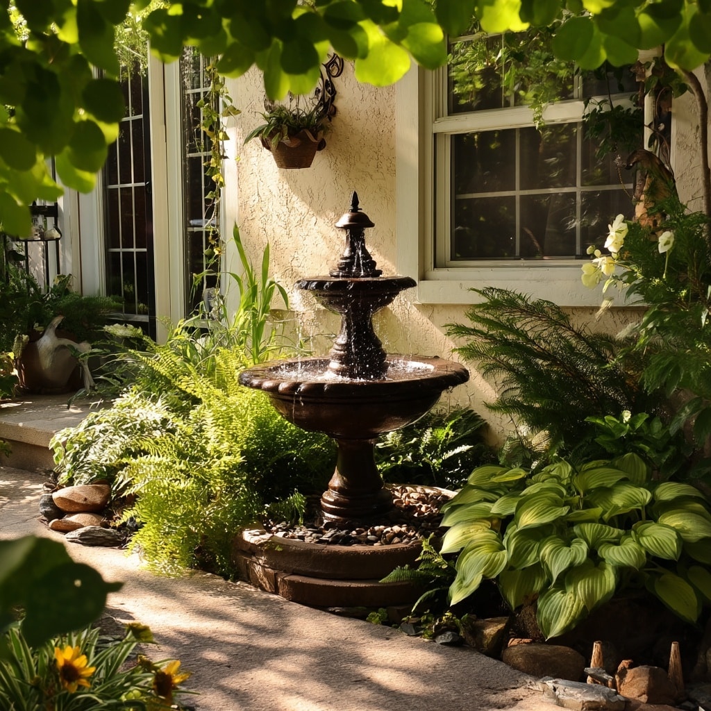 Add a Water Feature for Sound and Serenity