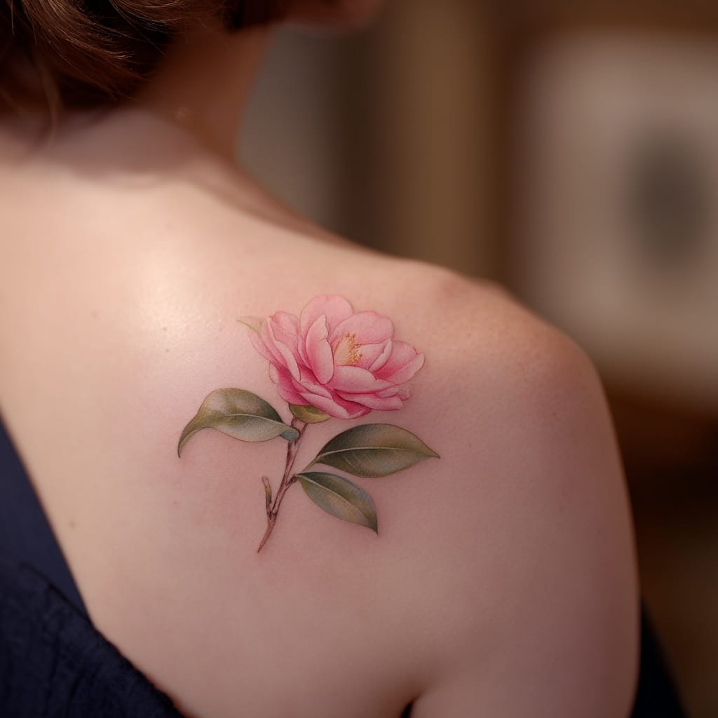 Camellia Flower Tattoo Meaning