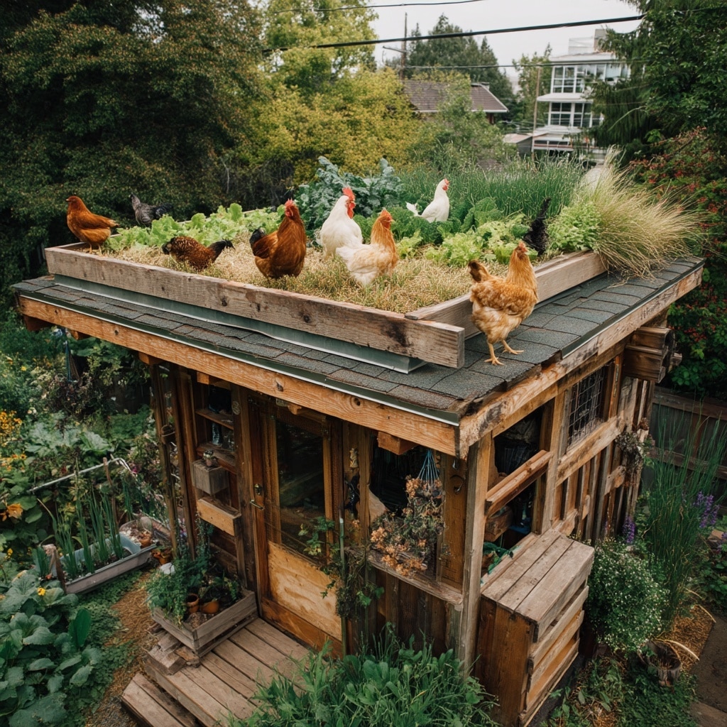 . Rooftop Garden Coop