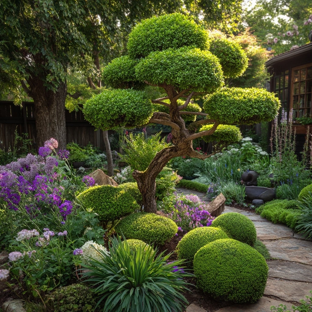 Trim Shrubs Creatively