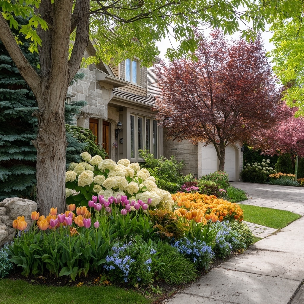 Front Yard Landscaping Ideas for Stunning Curb Appeal 10 Using Color Year-Round