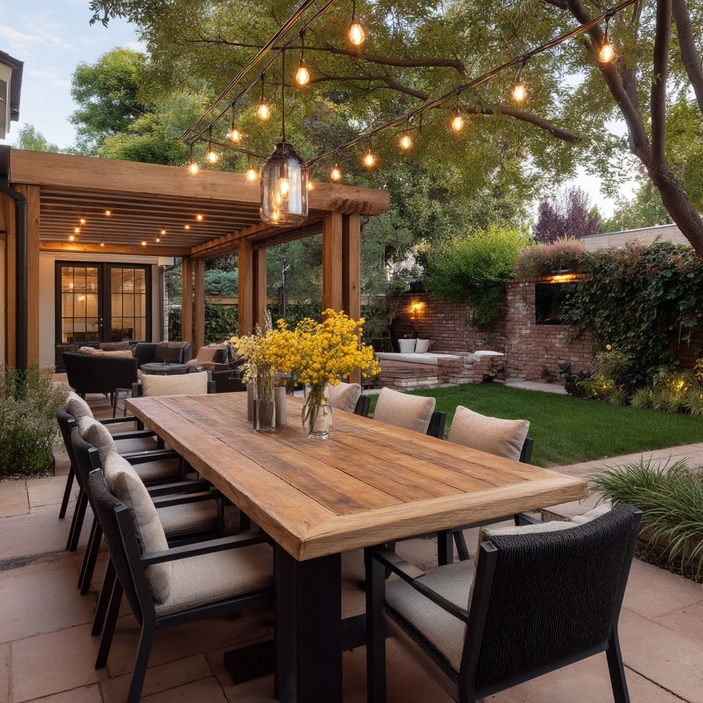 Weatherproof Dining Area