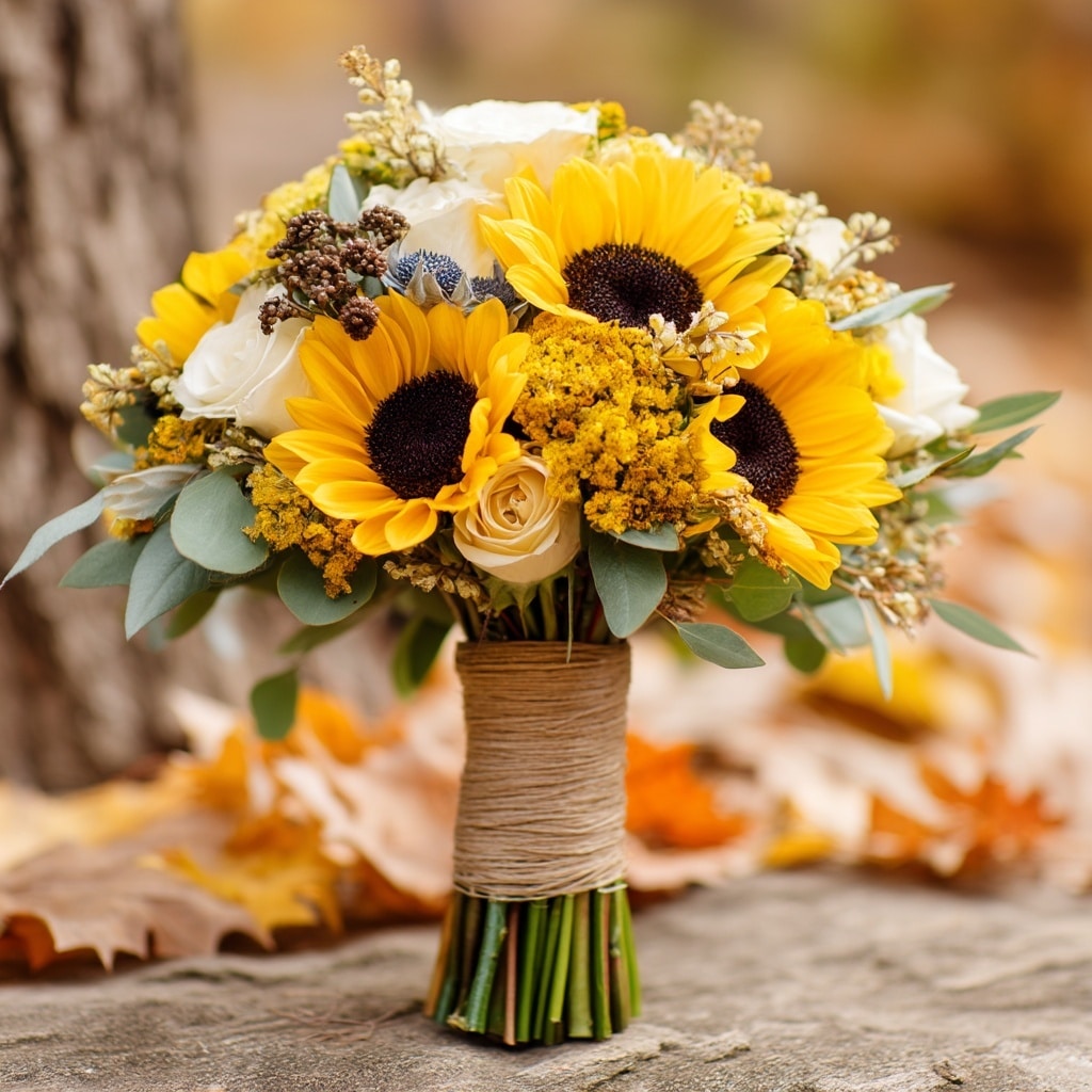 Sunflowers for Rustic Cheer