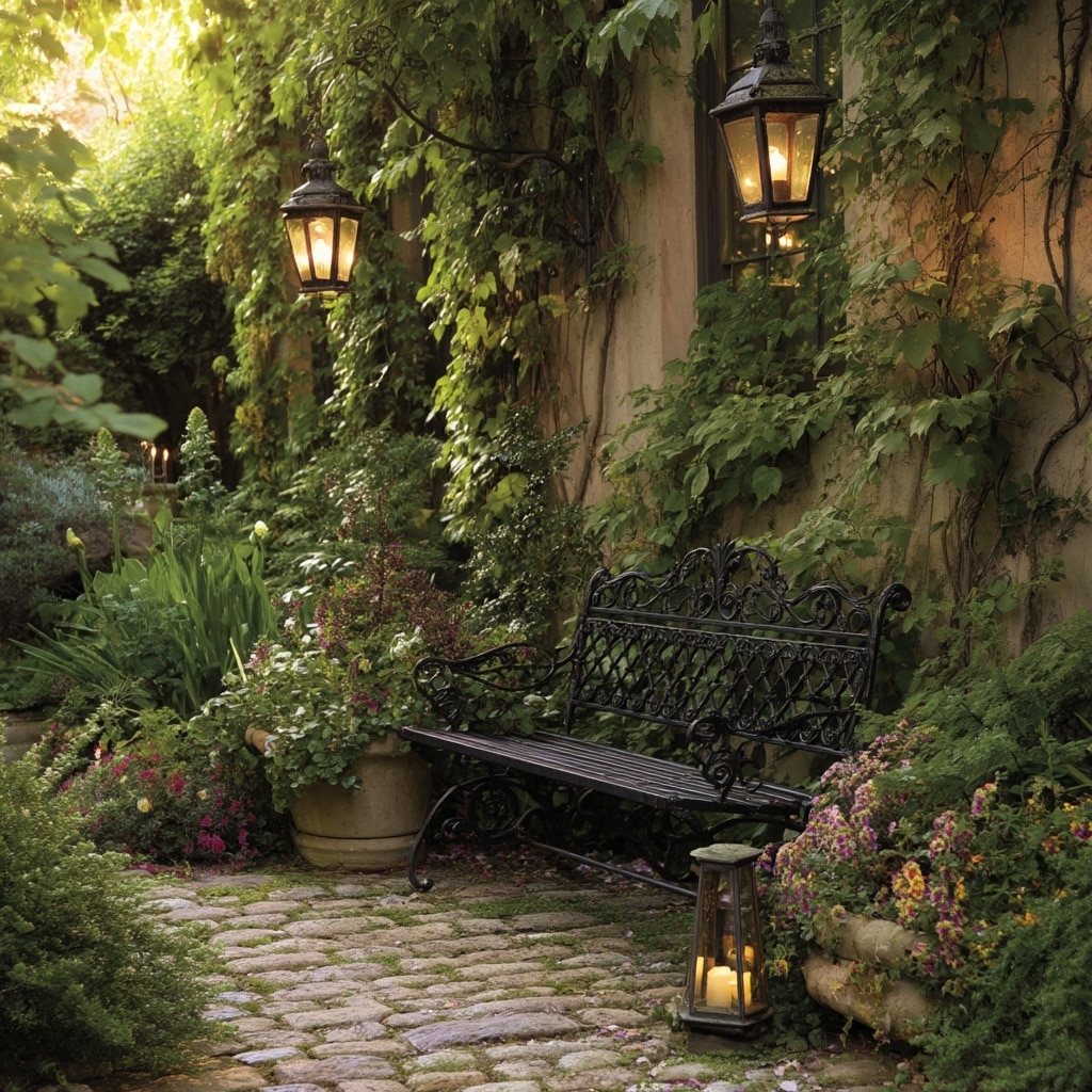 20 Charming Garden Nook Ideas for Your Backyard 11 Vintage Garden Hideaway