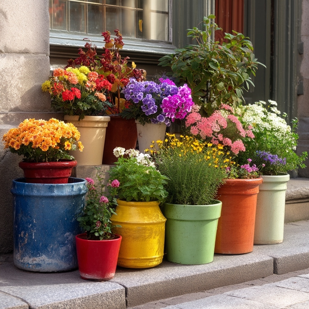 Potted Flower Bed