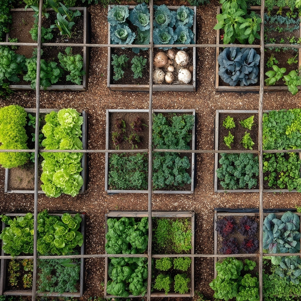 14 Creative Raised Garden Beds Layout Ideas 13 Grid Pattern Raised Garden Beds