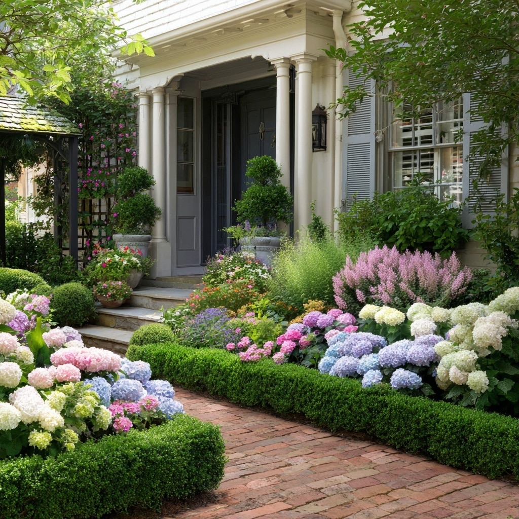 Make a Statement with Front Yard Flower Beds