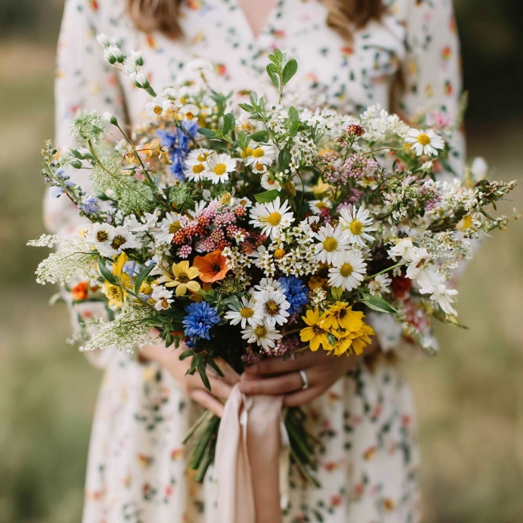 Rustic Wildflowers for a Free-Spirited Feel
