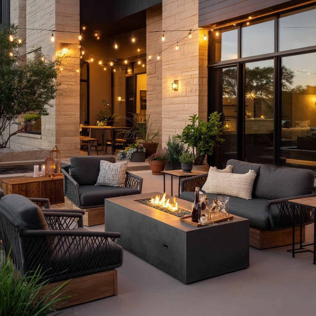 12 Backyard Fire Pit Ideas for Cozy Outdoor Living 13 Fire Pit Table