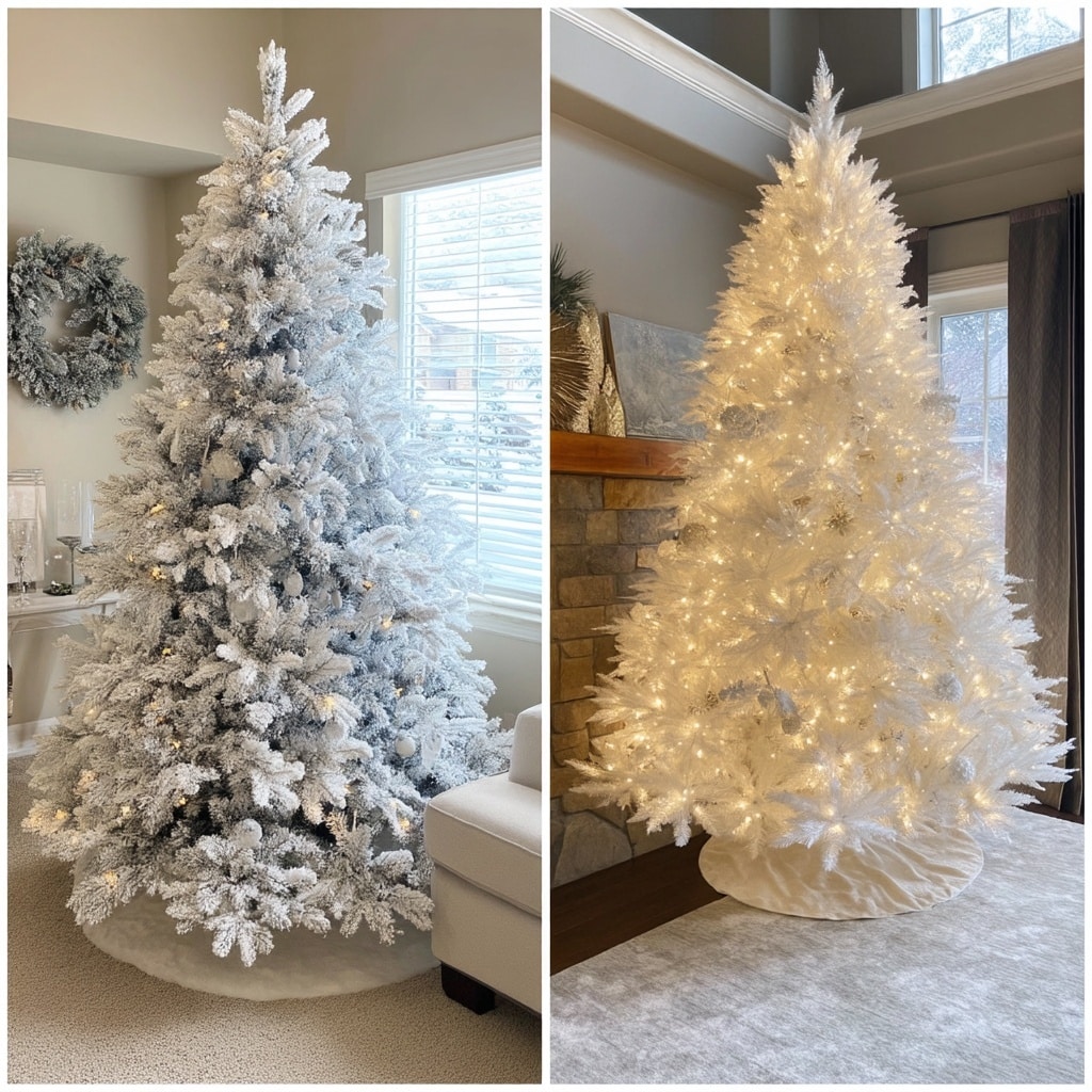 How to Decorate a White Christmas Tree Beautifully