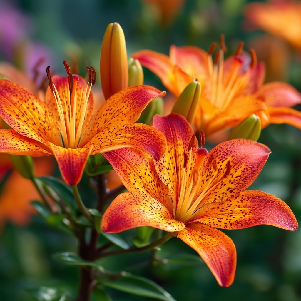  Asiatic Lilies