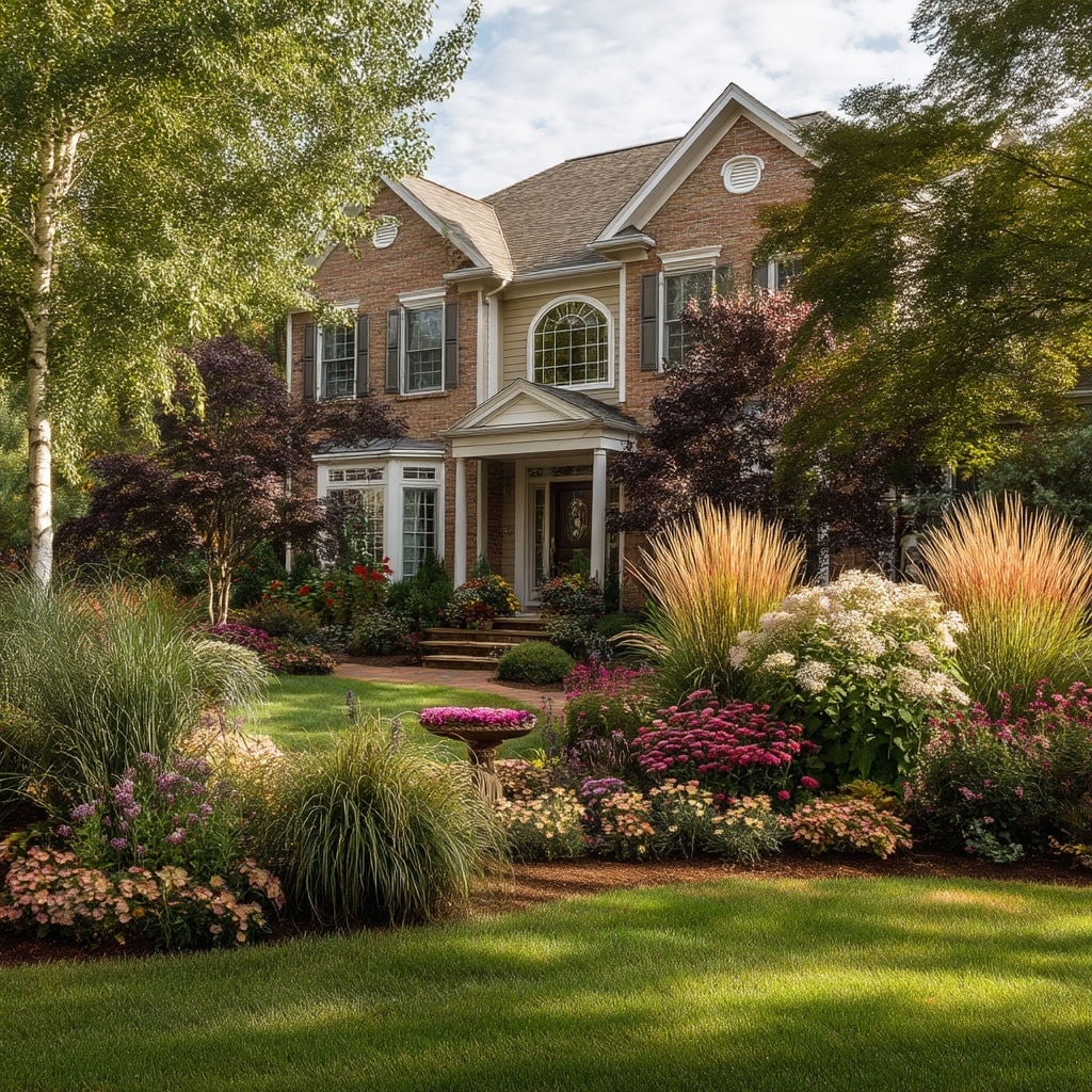 Flower Bed Ideas for Large Front Yards