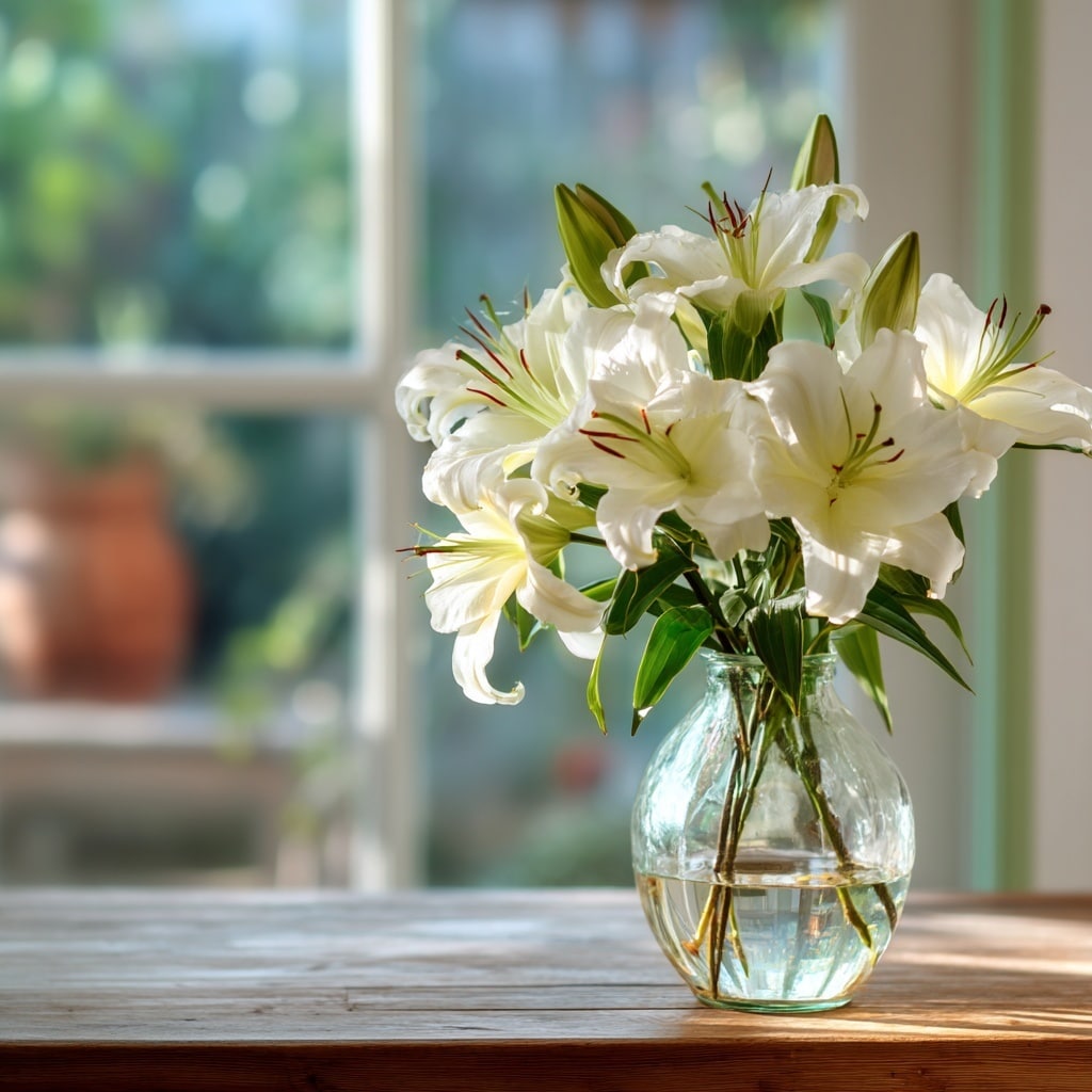 Harvesting and Displaying Lilies
